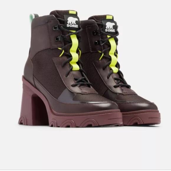 Sorel Womens Brex Heel Lace Bootie Size 7 - Picture 1 of 14